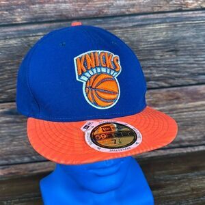 New Era New York Knicks Fitted Cap Hat 7-5/8